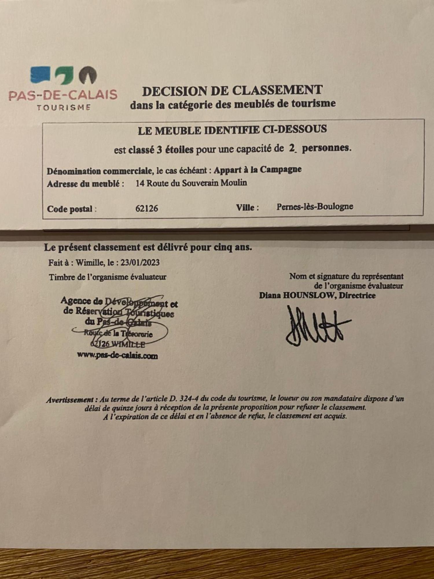 Appartement 1 Chambre A La Campagne A 6 Km De Wimereux Pernes-les-Boulogne Eksteriør billede